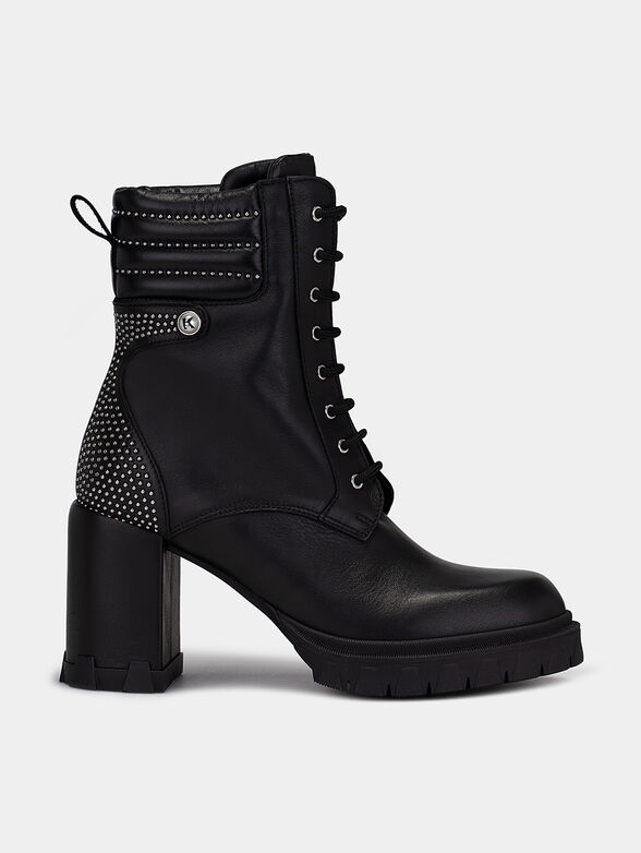 Ankle boots with accent studs - 1