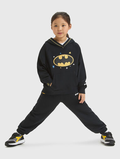 SUPERHEROES black sweatshirt with logo  - 4