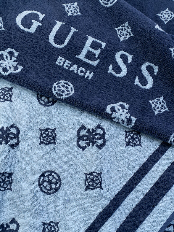 Beach towel with monogram logo - 2