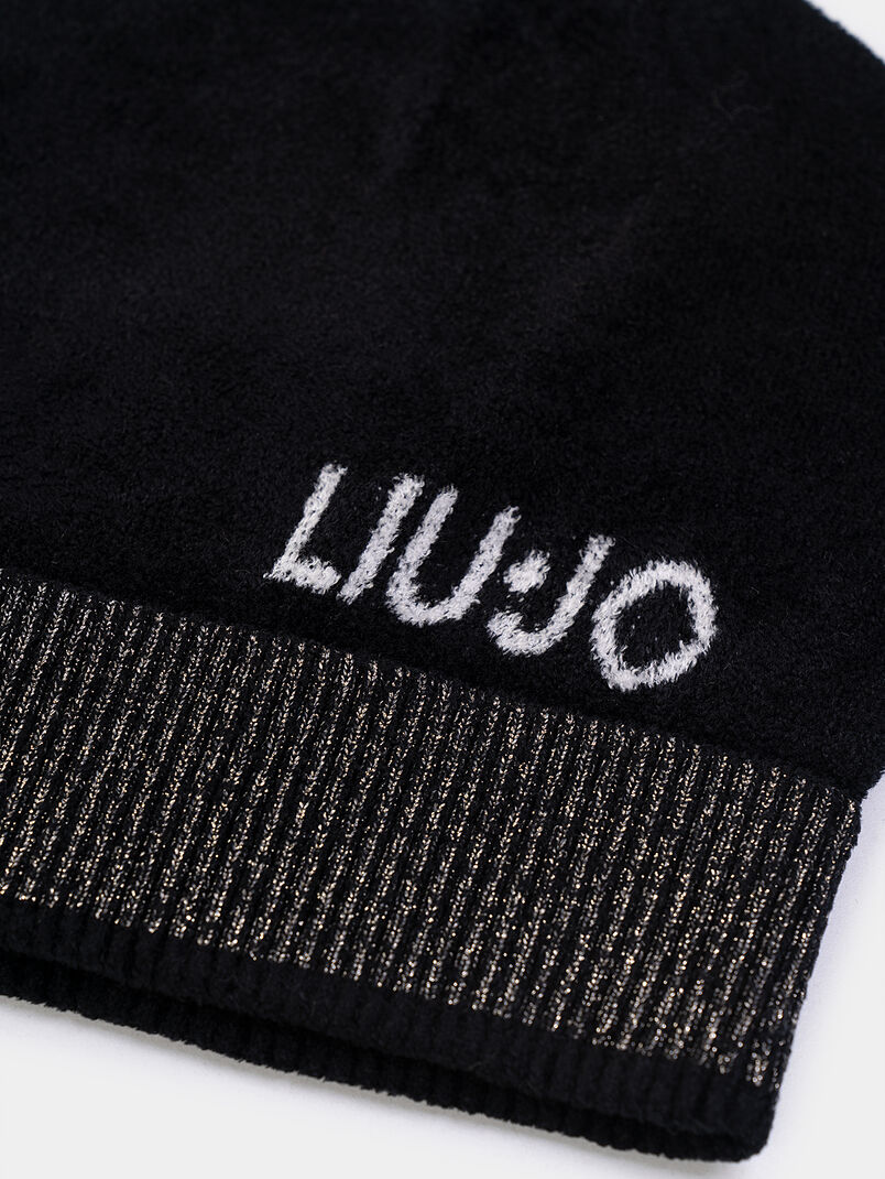 Knitted hat with logo accent - 3