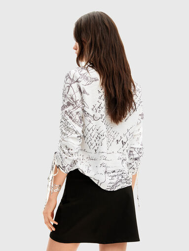 All over print blouse - 3