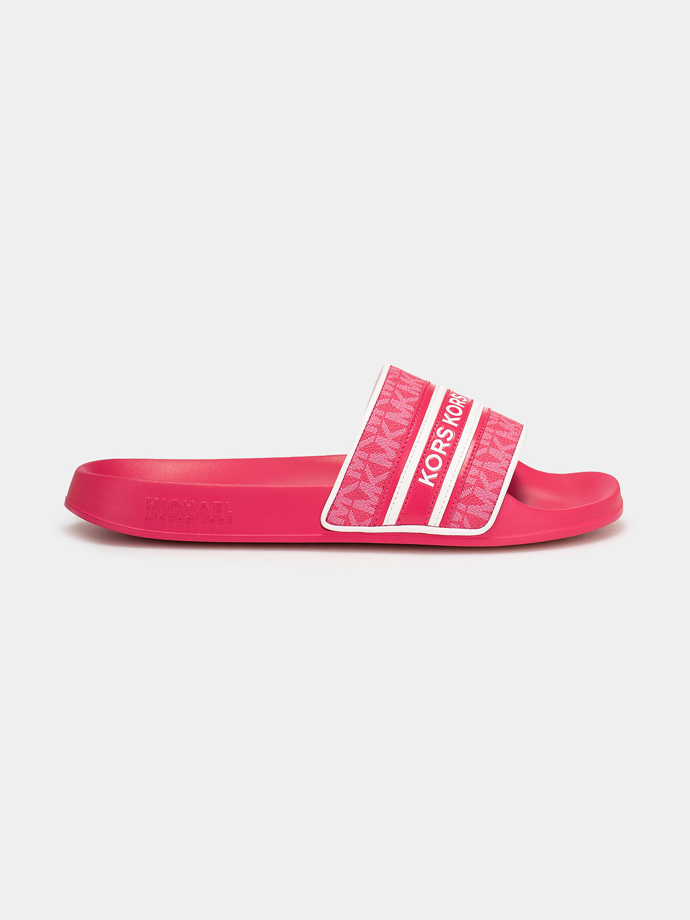 GILMORE slides with monogram logo print brand MICHAEL KORS Globalbrandsstore en