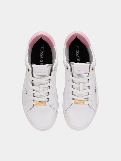 DENNY sneakers with pink accents - 6