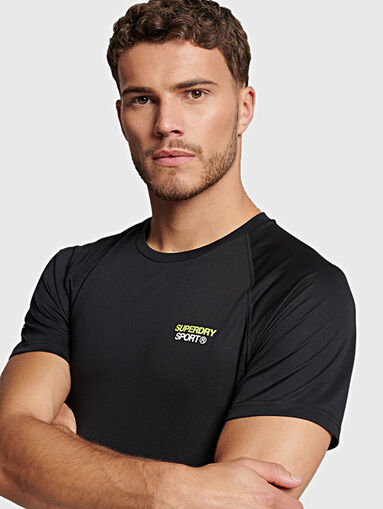 TRAIN ACTIVE black T-shirt - 4