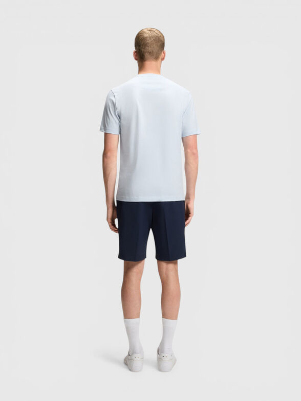 Cotton T-shirt with a round neckline - 3