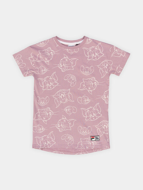 Tarija casual dress in pink color - 1