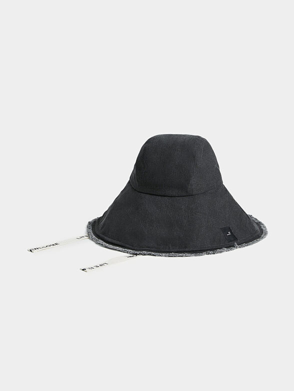 Black denim hat - 2