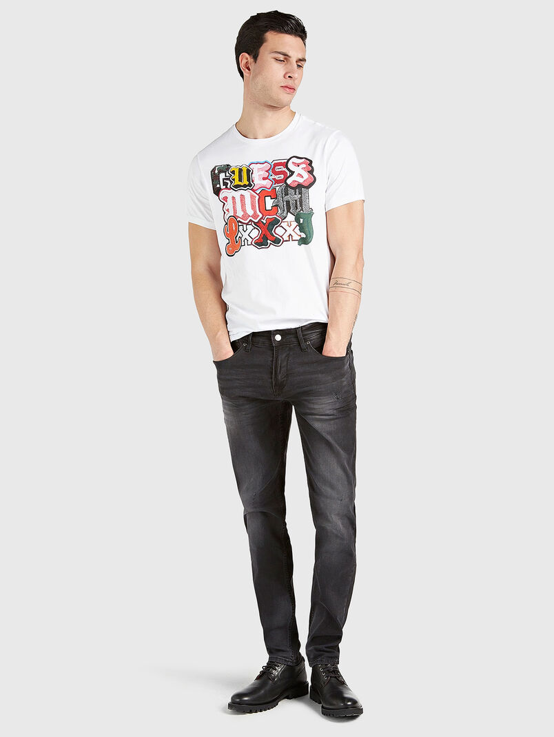Gray jeans with a washed effect - 3