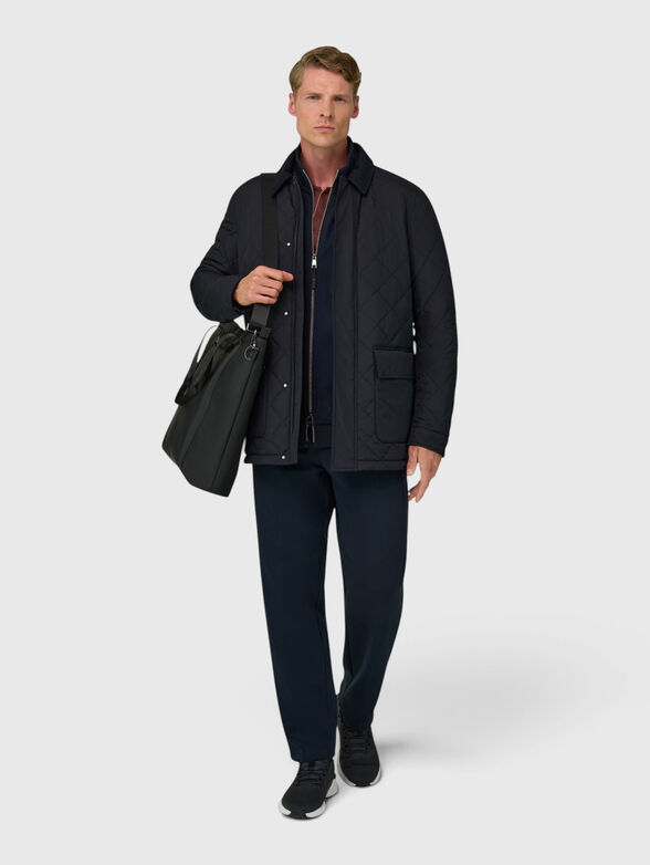 Padded jacket with quilted effect - 2