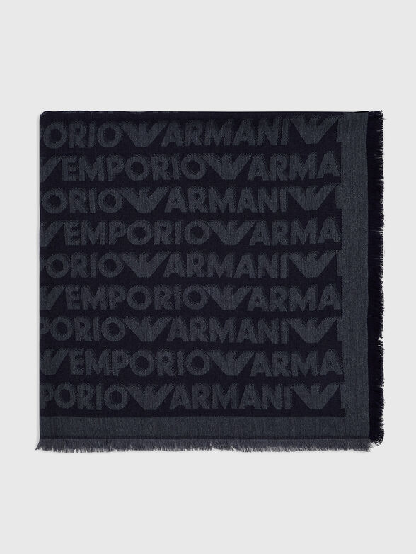 Scarf with logo print - 3