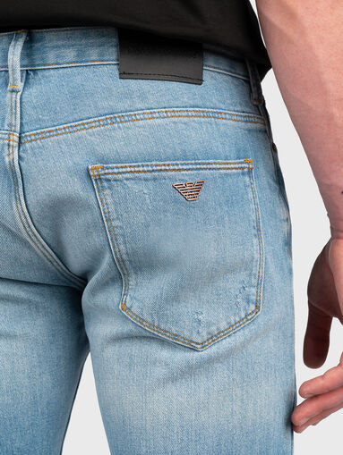 Blue slim jeans - 3