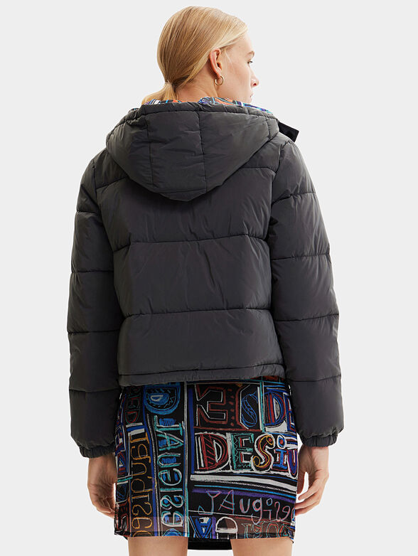 REE black padded jacket - 3