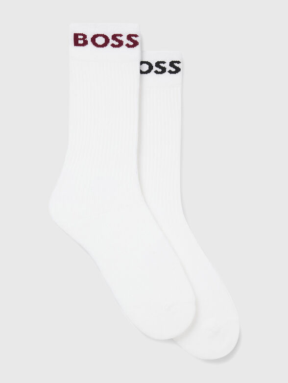 Set of two pairs of white socks - 1