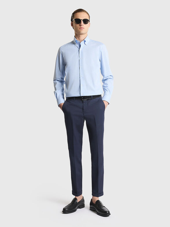 Cotton-blend pants - 4