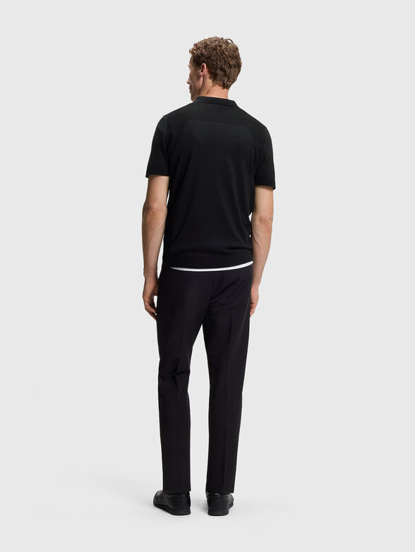 Black polo shirt - 3