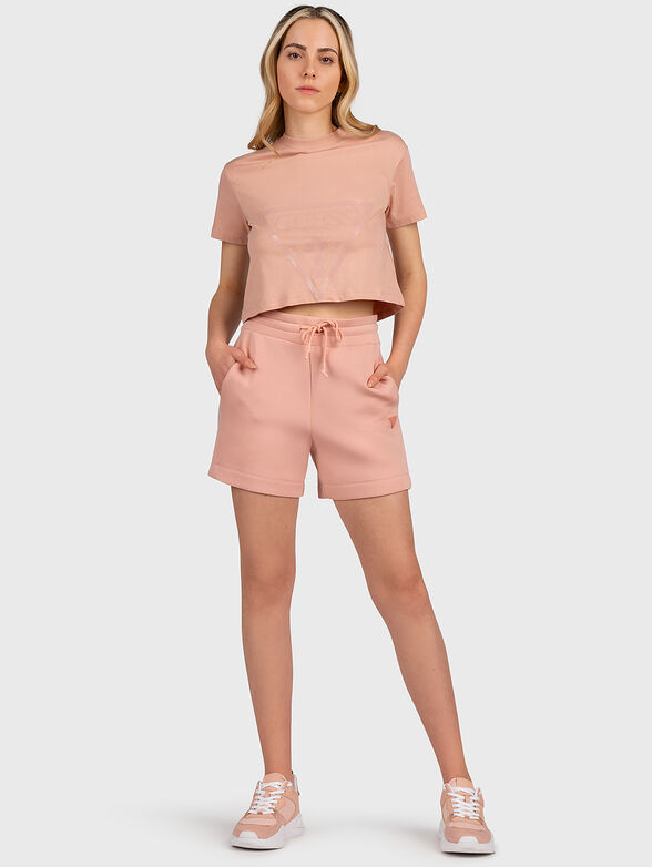 ADELE cropped cotton T-shirt - 2