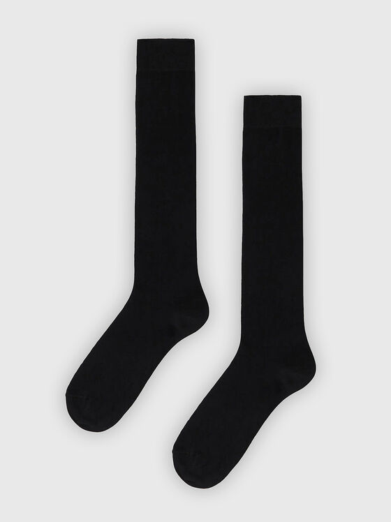 Комплект от три чифта тъмносини чорапи  - 1