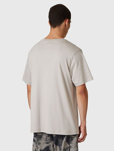 Cotton T-shirt with print and embroidery - 3