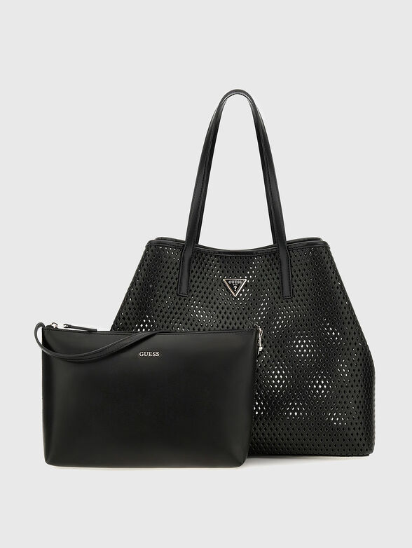 VIKKY tote bag with laser perforation - 1