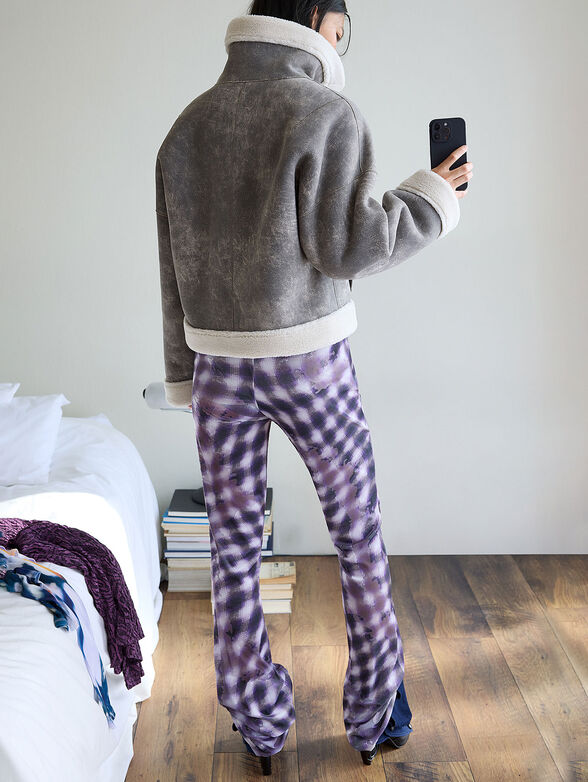 Faux leather jacket - 3