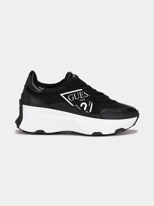 CALEBB Sports shoes with contrasting logo print - 1
