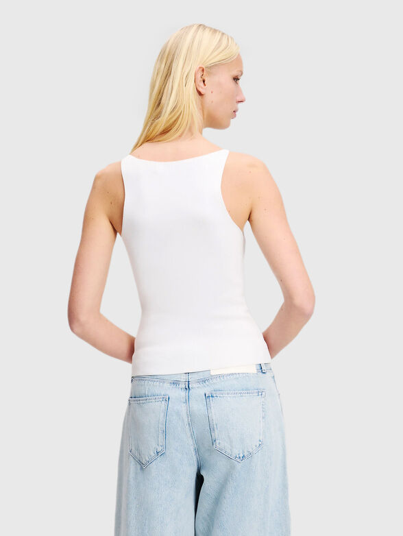 Knitted top with silver charm - 3