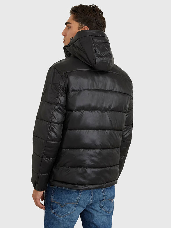 Puffer jacket with hood  - 3