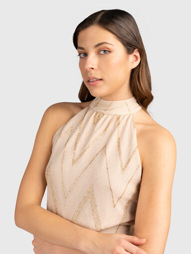 Halter neckline top - 4