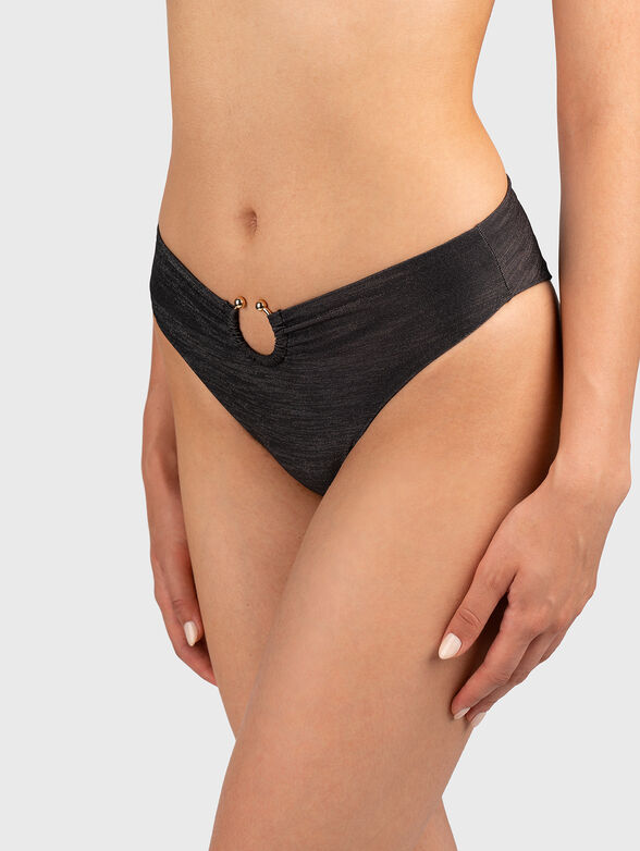 Bikini bottom with metal accent - 1
