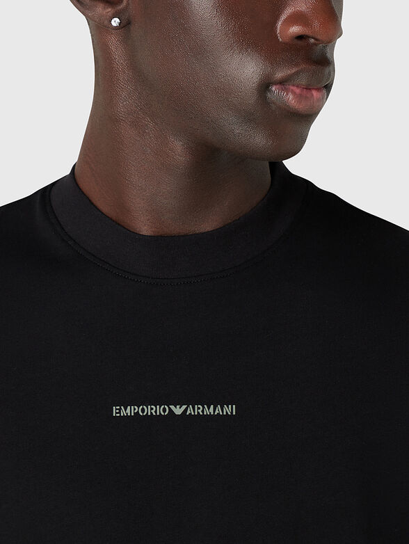 T-shirt with contrasting logo - 4