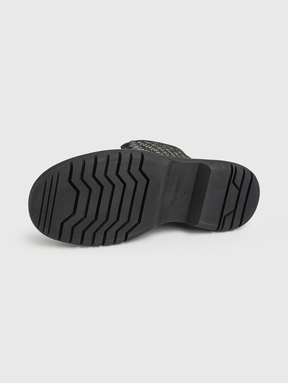 YOKO JACQUARD black boots - 4