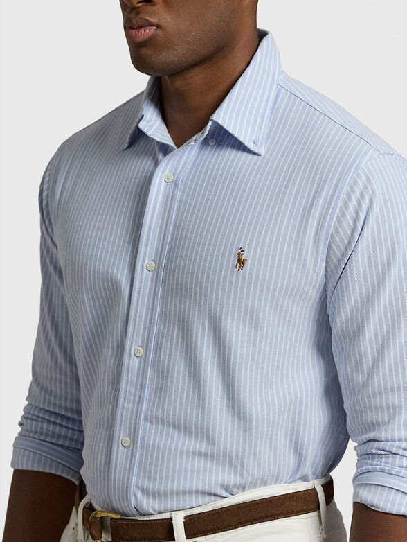 Cotton shirt with logo - 4