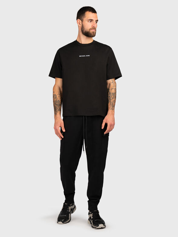 VICTORY cotton T-shirt with oval neckline - 2