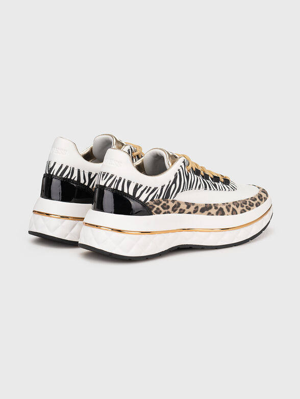 KYRA animal print sneakers - 3