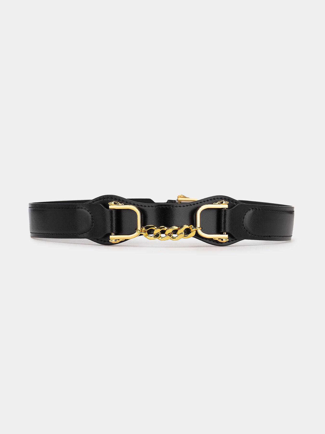 Black belt with gold chain 2025