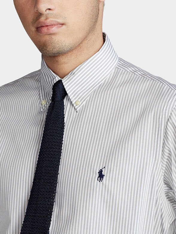Shirt with grey stripe - 2
