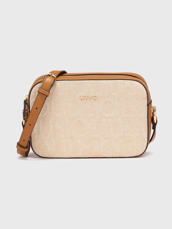 Кросбоди чанта с релефен монограм  - 1