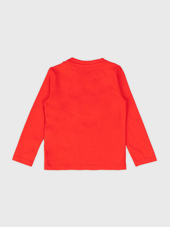 Black blouse with triangular logo - 2