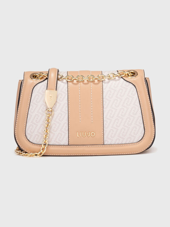 Кросбоди чанта с монограмен лого принт - 1