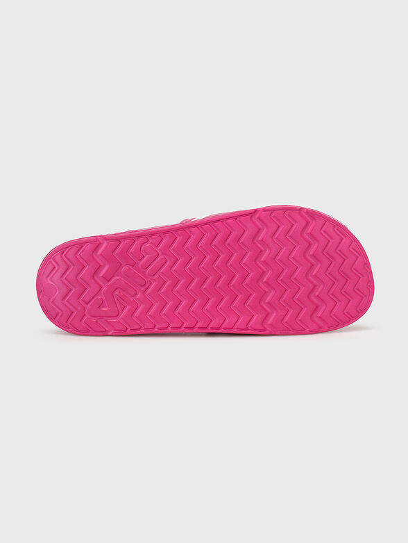 MORRO BAY Black slippers with logo - 5