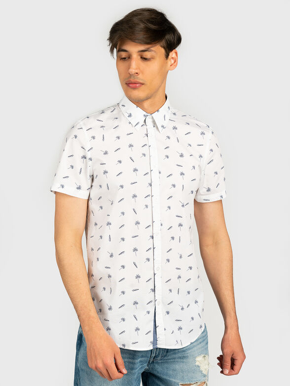 SUNSET Shirt with summer motifs - 1