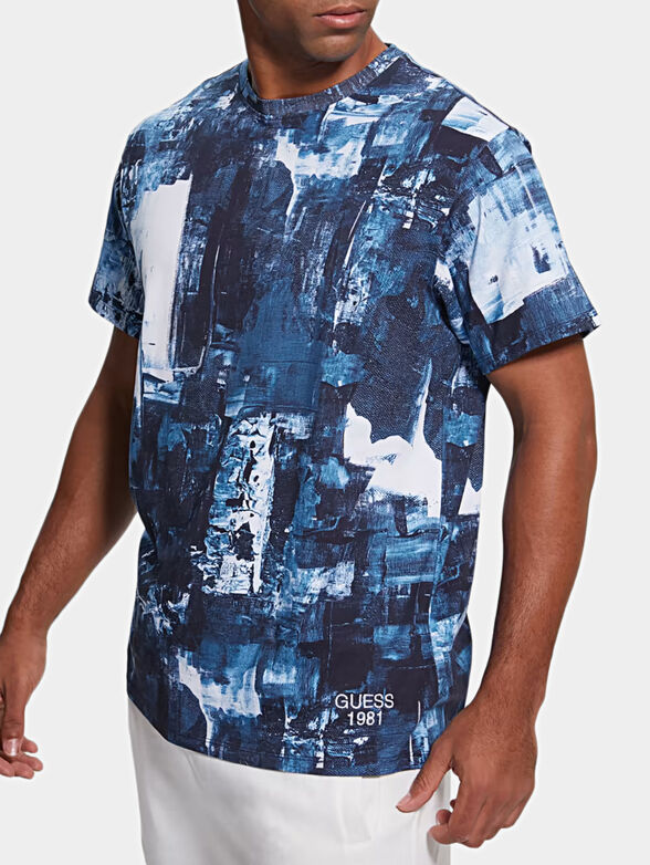 AKIM cotton T-shirt with print - 4