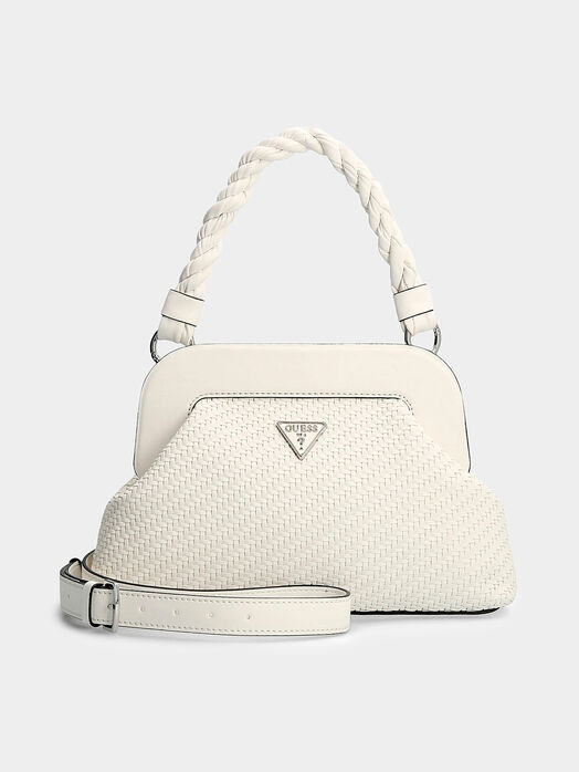 HASSIE handbag with triangular logo detail