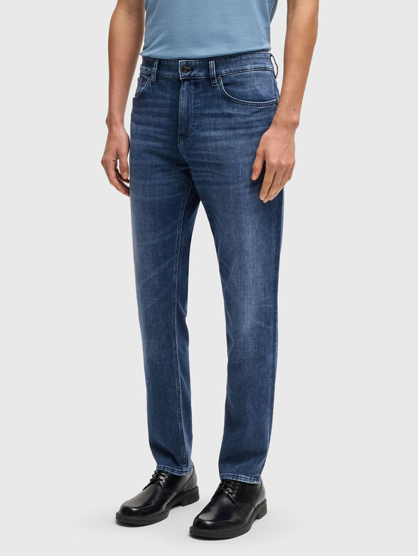 Slim jeans with a worn effect - 1