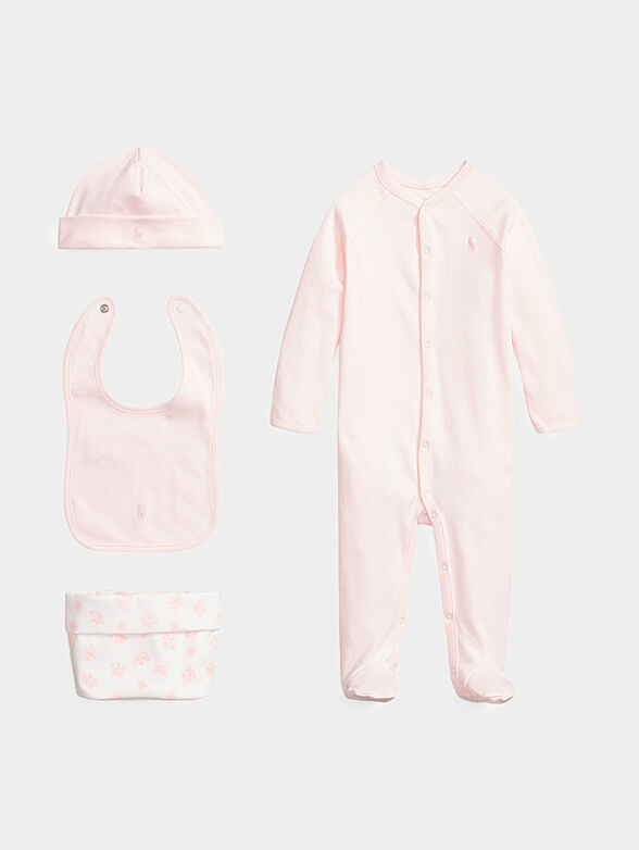 Four-piece set in pink - 1