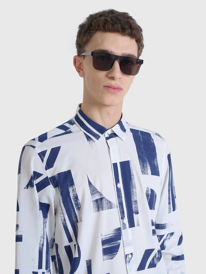 BARCELONA cotton shirt with print - 3