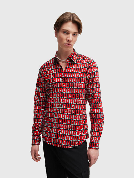ERMO shirt with monogram logo print