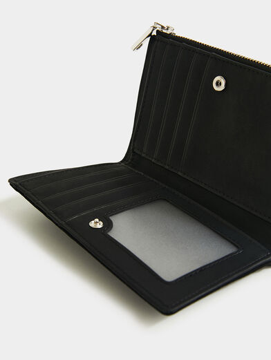 EMMA black wallet with zip - 5