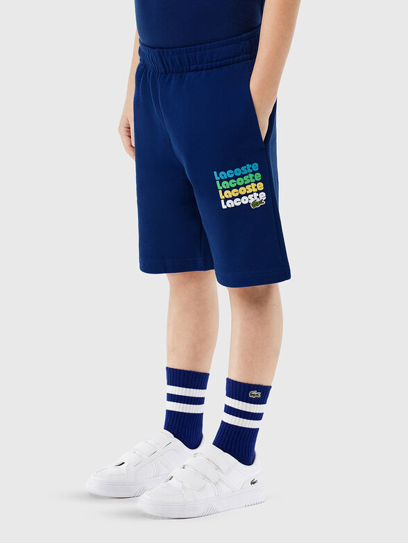 Sports shorts with logo accent - 1