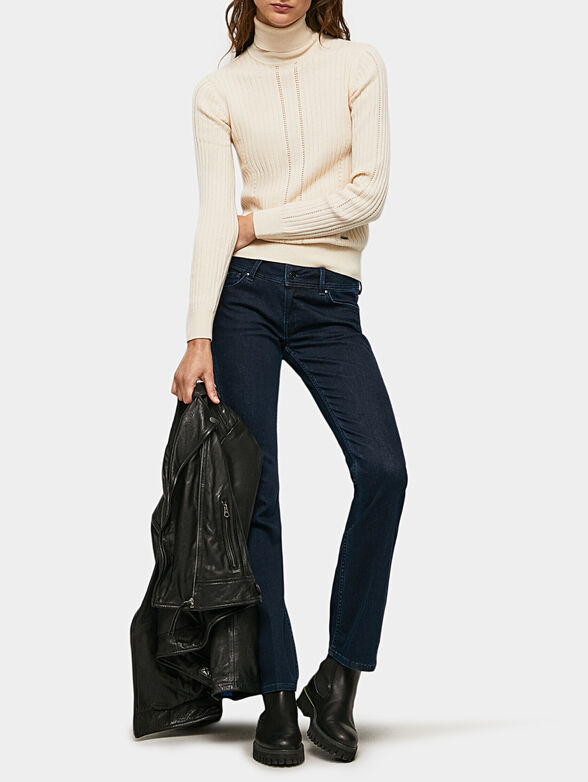 BELLA black sweater with turtleneck  - 4